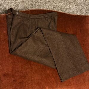 J Crew - Herringbone Straight Leg Mid Rise Pants